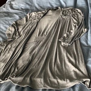 3/4 Jersey Slinky Cardigan